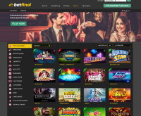 Capture d'écran du casino Betfinal