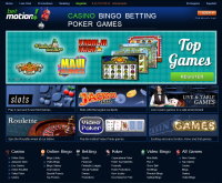 BetMotion Casinon kuvakaappaus