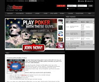 Zrzut ekranu z pokera BetOnline