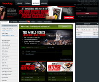 Captura de pantalla de apuestas deportivas de Bodog