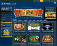Capture d'écran du casino Boyle
