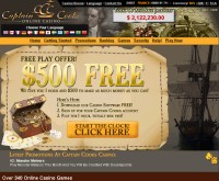 Captain Cooks Casino Screenshot