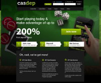 Capture d'écran du casino Casdep