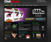 Club World Casino Skärmdump
