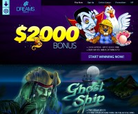 Capture d'écran du casino Dreams