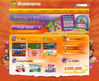 Capture d'écran du casino Gratorama