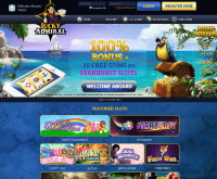 Capture d'écran du casino Lucky Admiral