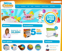 Captura de pantalla de Mega Casino