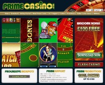 Capture d'écran du casino Prime
