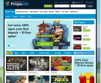 Captura de tela do PropaWin Casino