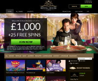 Captura de tela do Royal House Casino