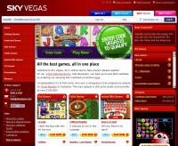 Скриншот казино Sky Vegas