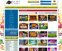 Capture d'écran du casino Slot Planet