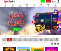 Spin Station Casino-schermafbeelding