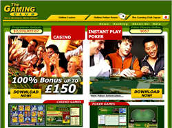 Capture d'écran du casino Gaming Club