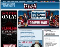 Titan Poker skærmbillede
