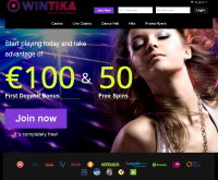 Captura de pantalla de Wintika Casino
