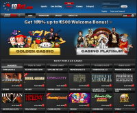 10Bet Casino Screenshot