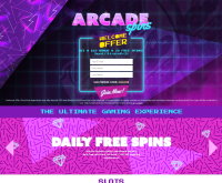 Скриншот казино Arcade Spins