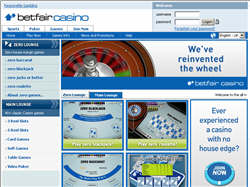 Captura de pantalla de Betfair Casino