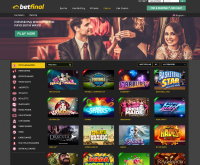 Schermata del casinò Betfinal