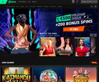 Captura de pantalla del casino Betinia