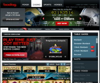 Captura de pantalla del Casino Bodog