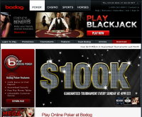 Bodog Poker-schermafbeelding