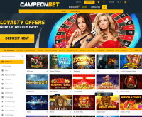 CampeonBet Casino Screenshot