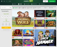CampoBet Casino-schermafbeelding