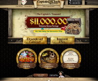 Schermata di Capitan Jack Casino