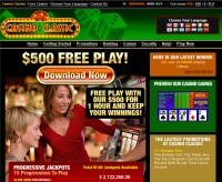 Captura de pantalla del clásico casino