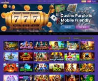 Capture d'écran du casino violet
