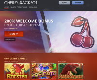 Cherry Jackpot Casinon kuvakaappaus