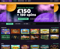 Captura de pantalla de Cosmic Spins Casino