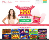 Dove Casino Screenshot
