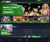 Evobet Casino-schermafbeelding