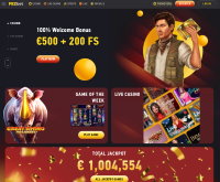 Capture d'écran du casino Fezbet