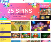 Captura de tela do Flume Casino