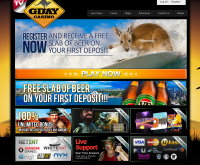 GDay Casino Screenshot