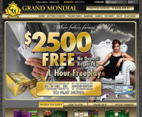 Schermata del Casinò Grand Mondial