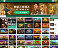 Captura de tela do Green Play Casino