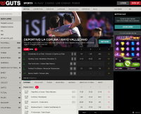 Guts Sportsbook Screenshot