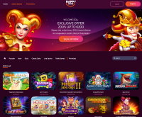 Captura de pantalla del casino Happy Spins
