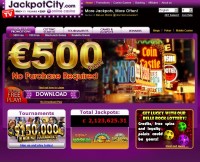 Jackpot City Casinon kuvakaappaus