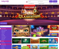 Captura de pantalla del casino con tragamonedas Jackpot