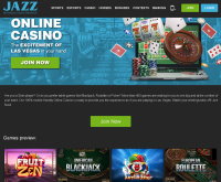 JazzSports Casino Screenshot