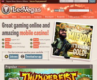 Leo Vegas Casino Screenshot