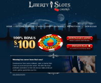 Captura de tela do Liberty Slots Casino