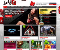 Lucky31 Casino skærmbillede